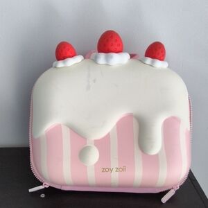 Pink and White Kids Cake-Themed Bag